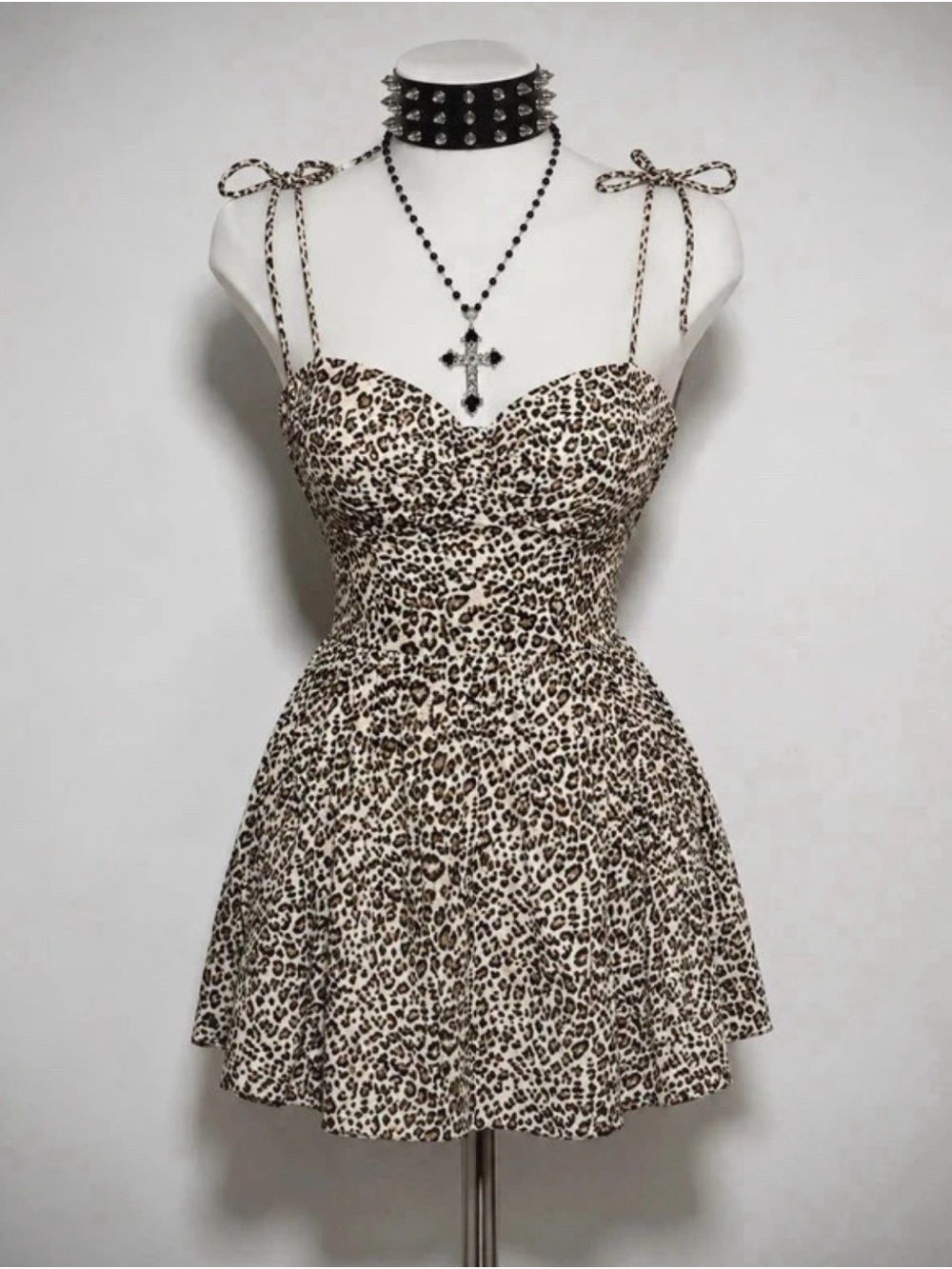 Princess polly leopard mini dress xs